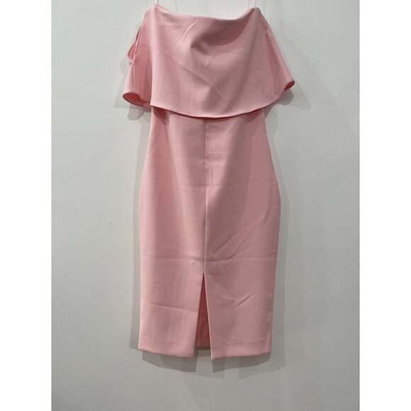 NWD LIKELY Size 0 DRIGGS DRESS off the shoulder Pink MSRP $178 - Picture 7 of 14